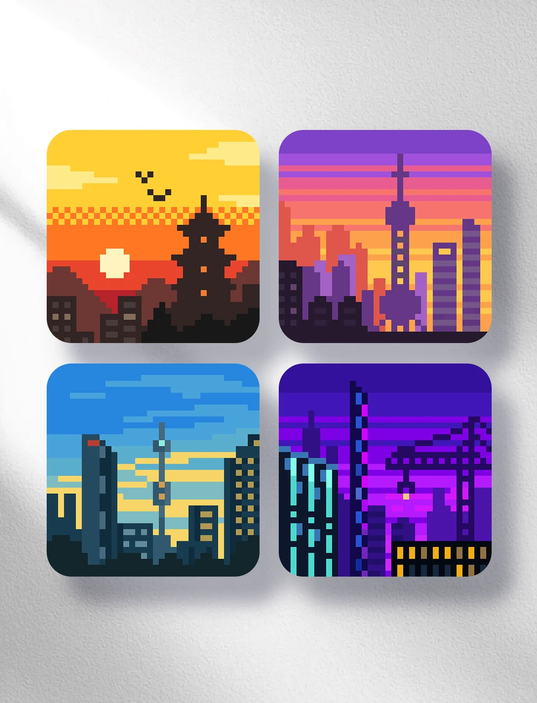 像素小景-城市掠影🌆-零一像素实验室