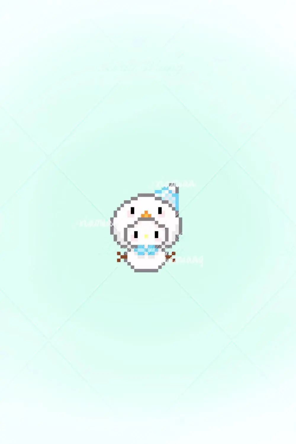小雪人（附图纸）-零一像素实验室