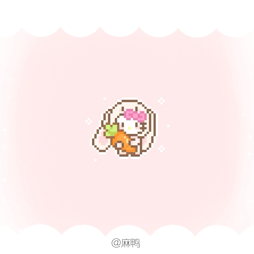 Kitty|兔子睡衣好暖和～-零一像素实验室