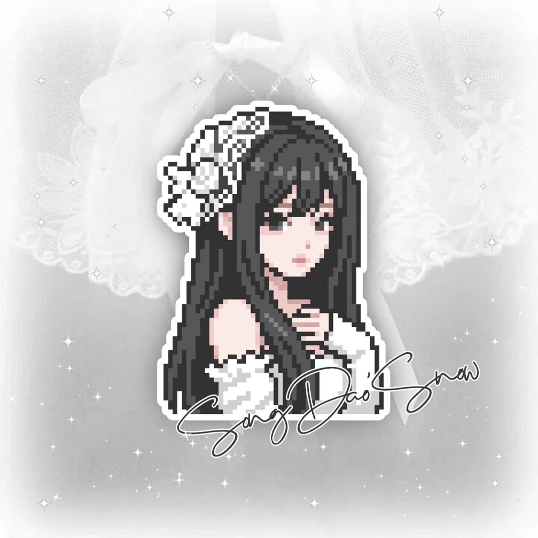 𝜗𝜚 纯白蕾丝♡古早味拼豆图纸 ·̩͙ ₊˚⊹-零一像素实验室