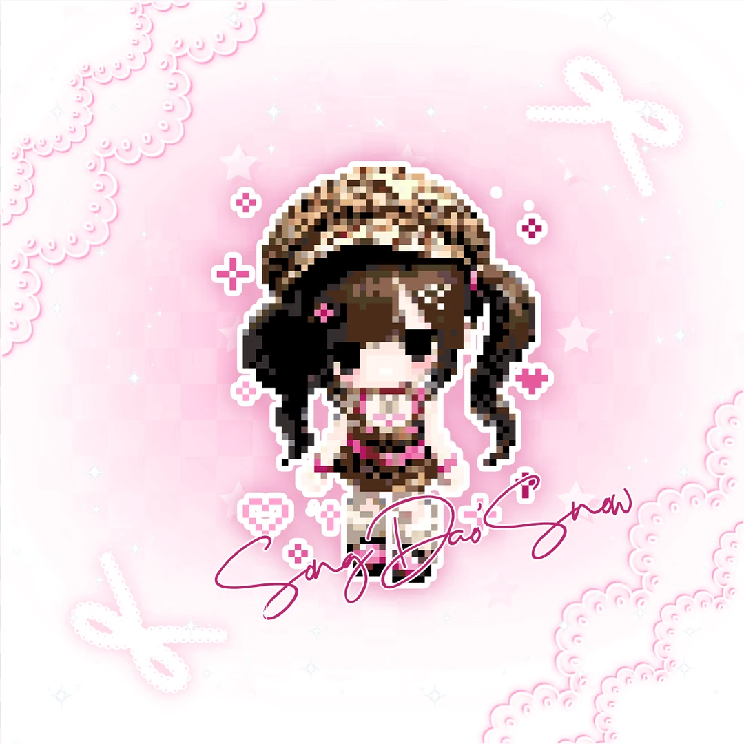 𝜗𝜚 涩谷辣妹小鼻嘎5.0♡古早拼豆图纸 ·̩͙-零一像素实验室