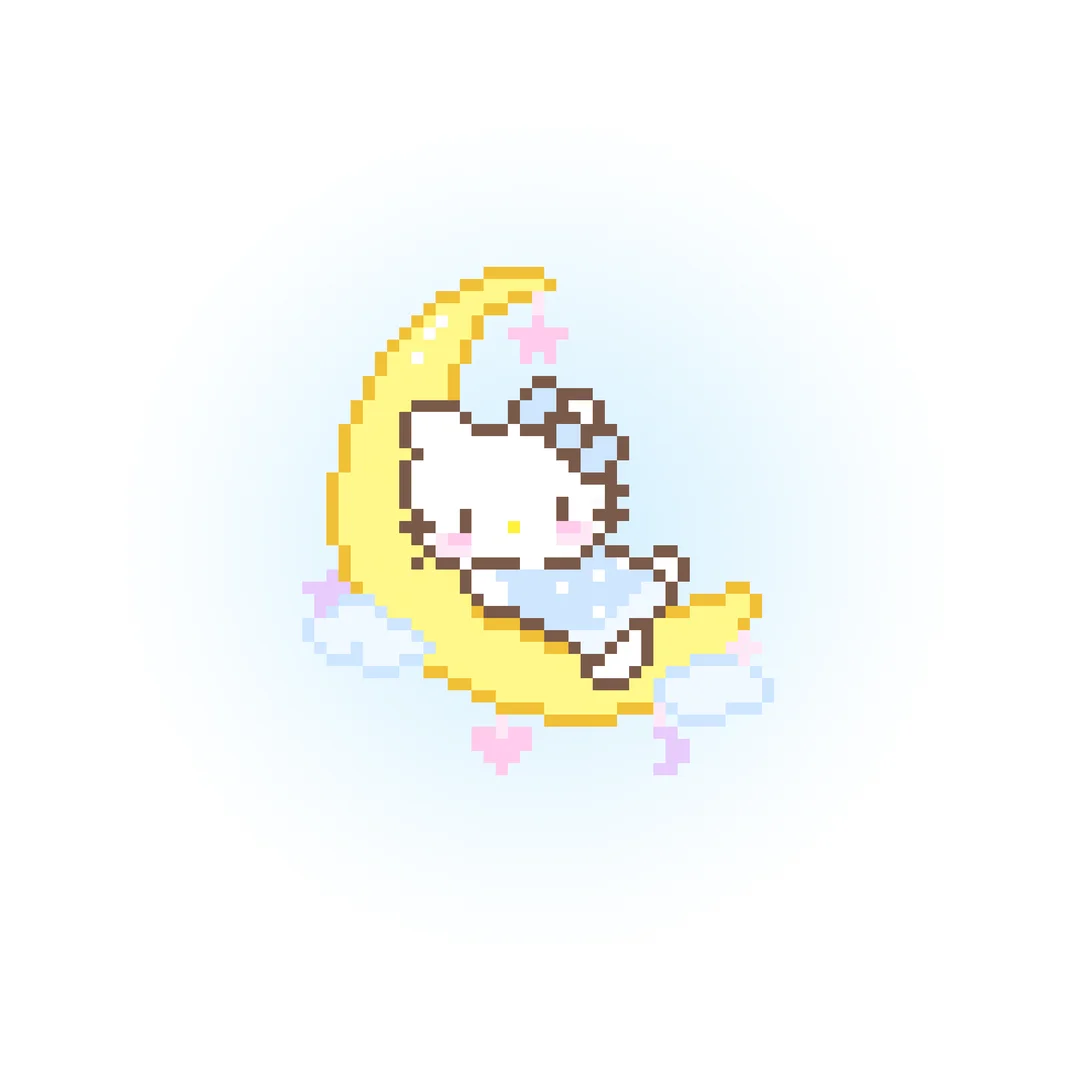 kitty🌙月亮摇篮-零一像素实验室