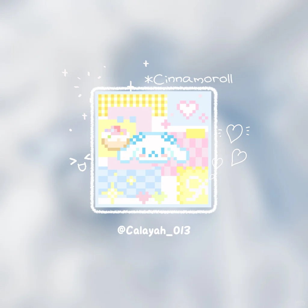 拼豆图纸｜玉桂狗杯垫♡⑅ ⁺ ૮꒰ྀི > . < ꒱ྀིა-零一像素实验室