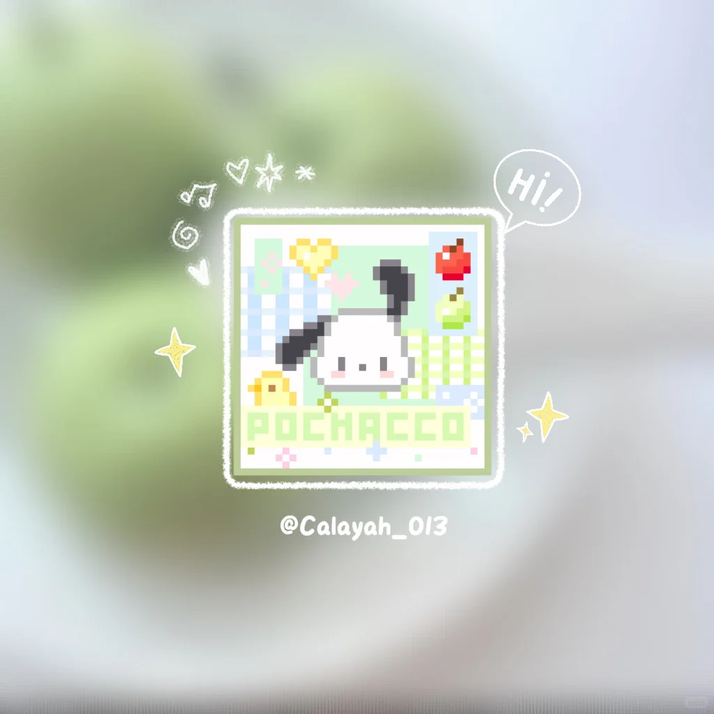 拼豆图纸｜帕恰狗杯垫 ꩜ 🍧𝑷𝒐𝒄𝒉𝒂𝒄𝒄𝒐-零一像素实验室
