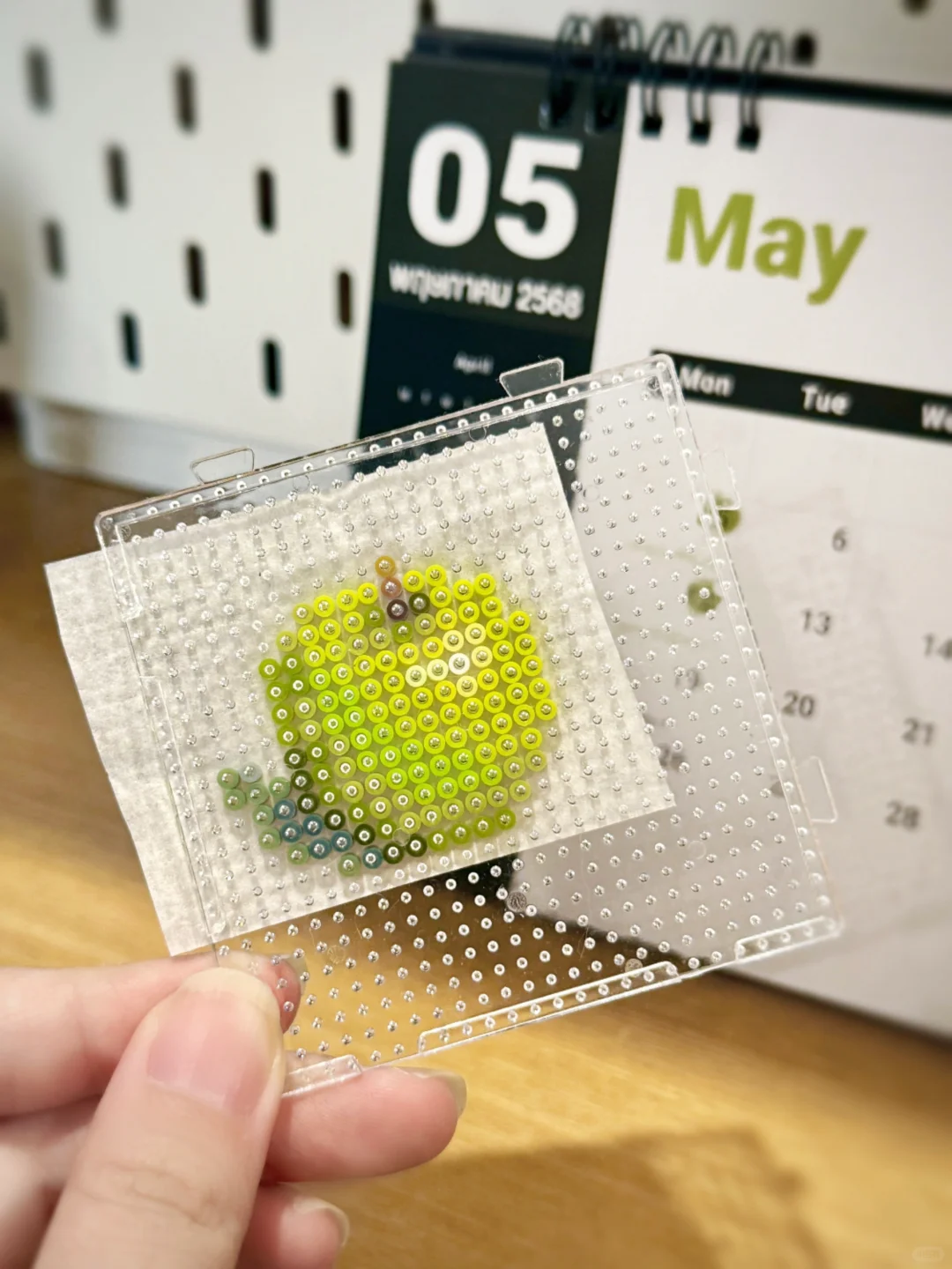 图片[2]-🍏拼豆图纸｜3D苹果（是谁的静物色彩作业？-零一像素实验室