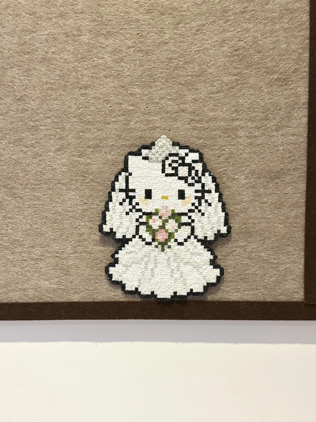 拼豆日记📔｜婚纱kitty～-零一像素实验室