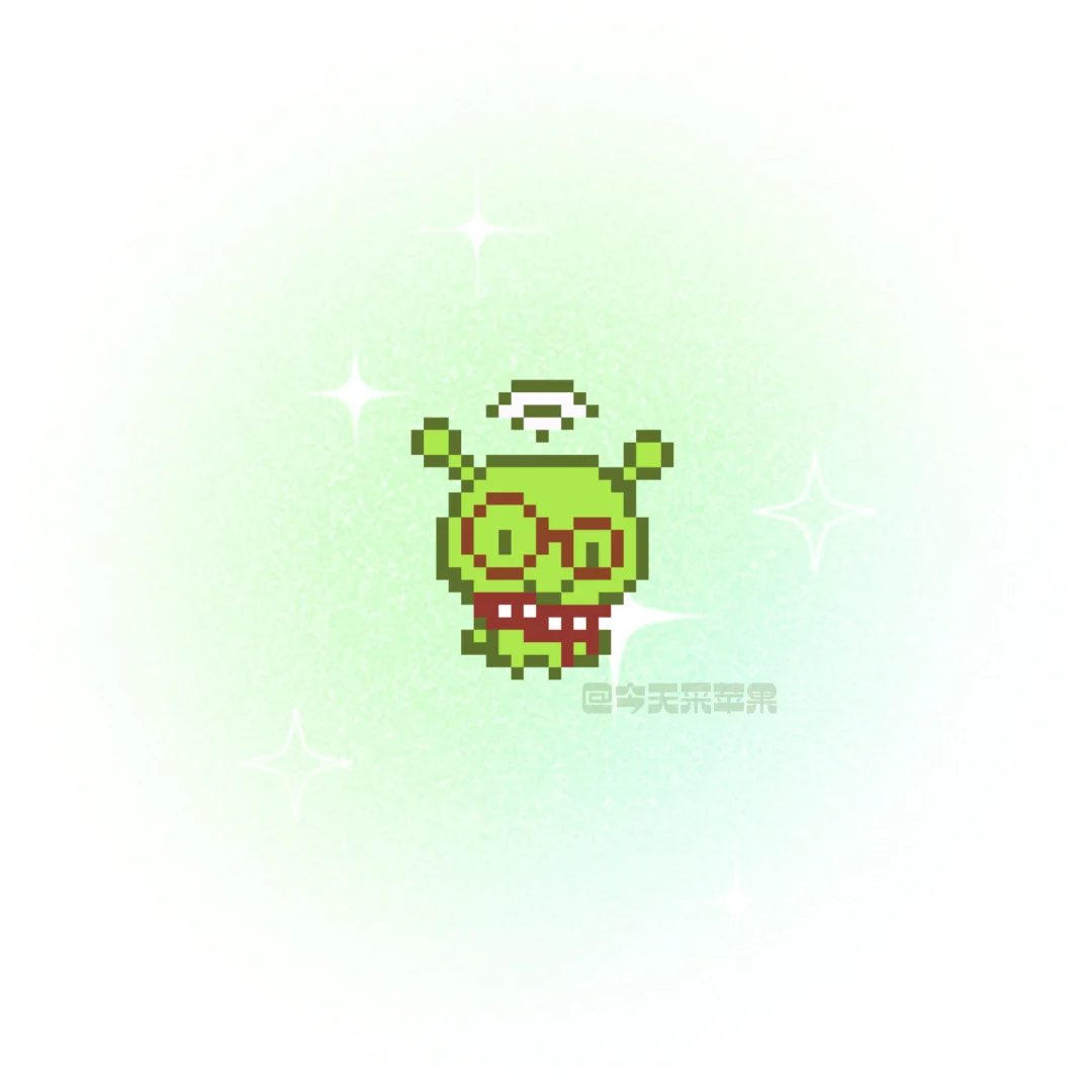 拼豆｜小鼻嘎 小绿外星人👾-零一像素实验室