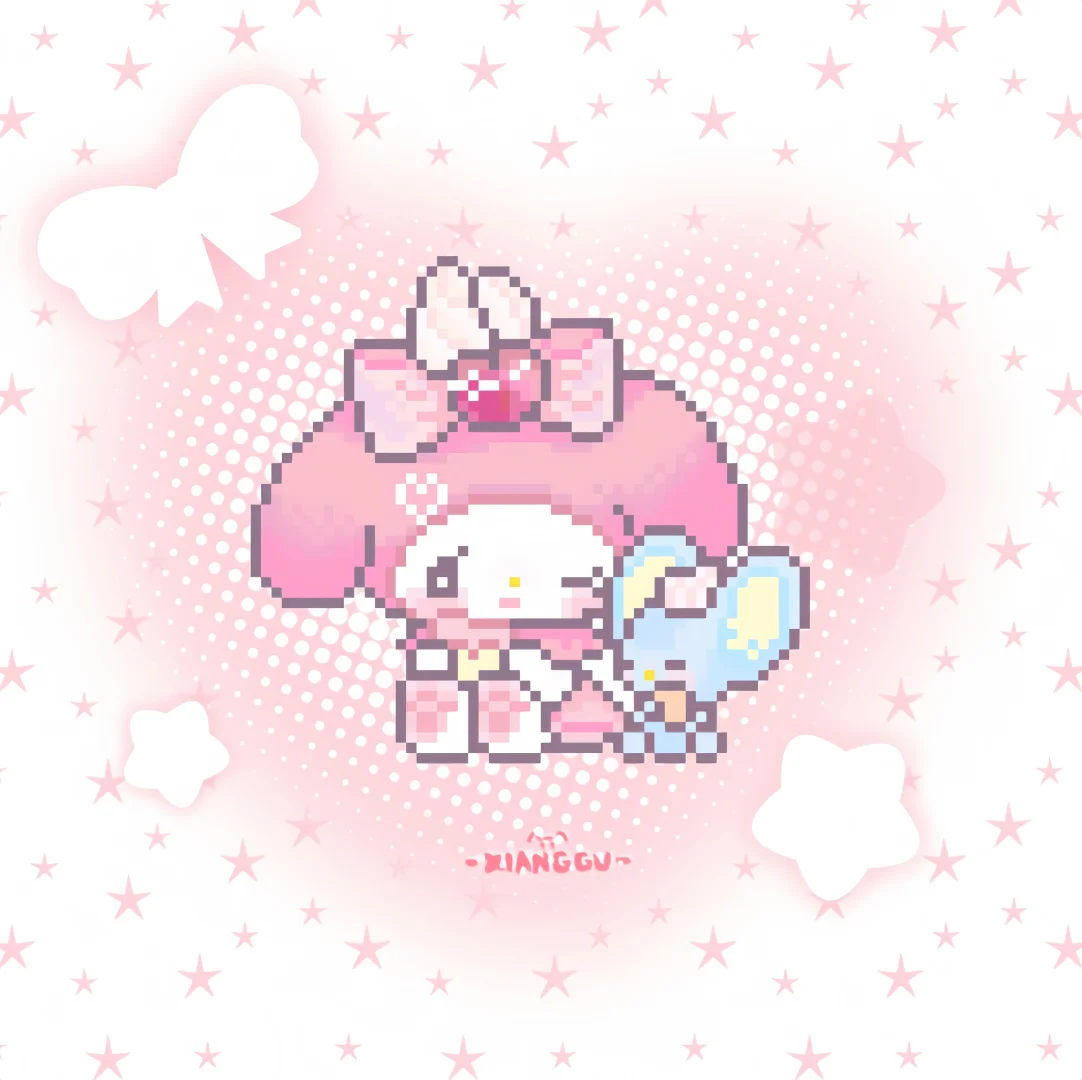 拼豆图纸｜₊˚🎀melody&弗兰多萌萌-零一像素实验室