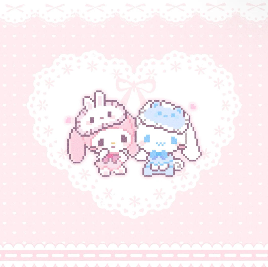 拼豆/美乐蒂&玉桂狗🎀-零一像素实验室